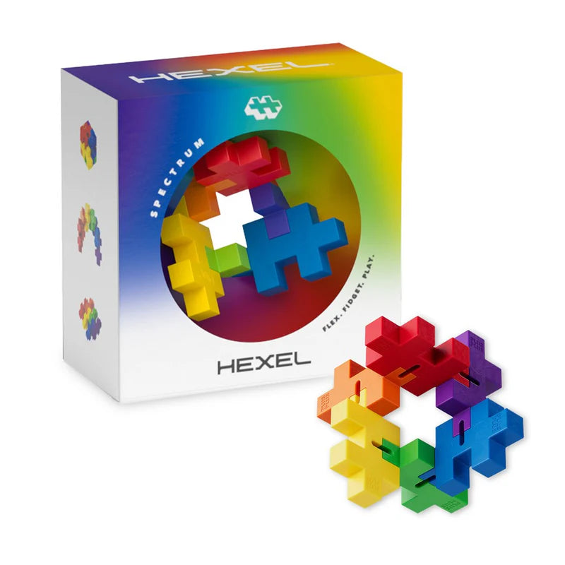 Plus-Plus - Hexel Fidget Toy - Spectrum