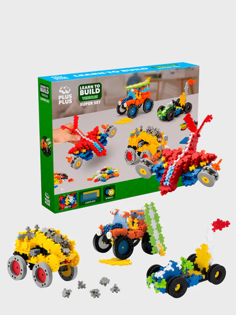 Plus Plus Learn to Build - Vehicles Super Set