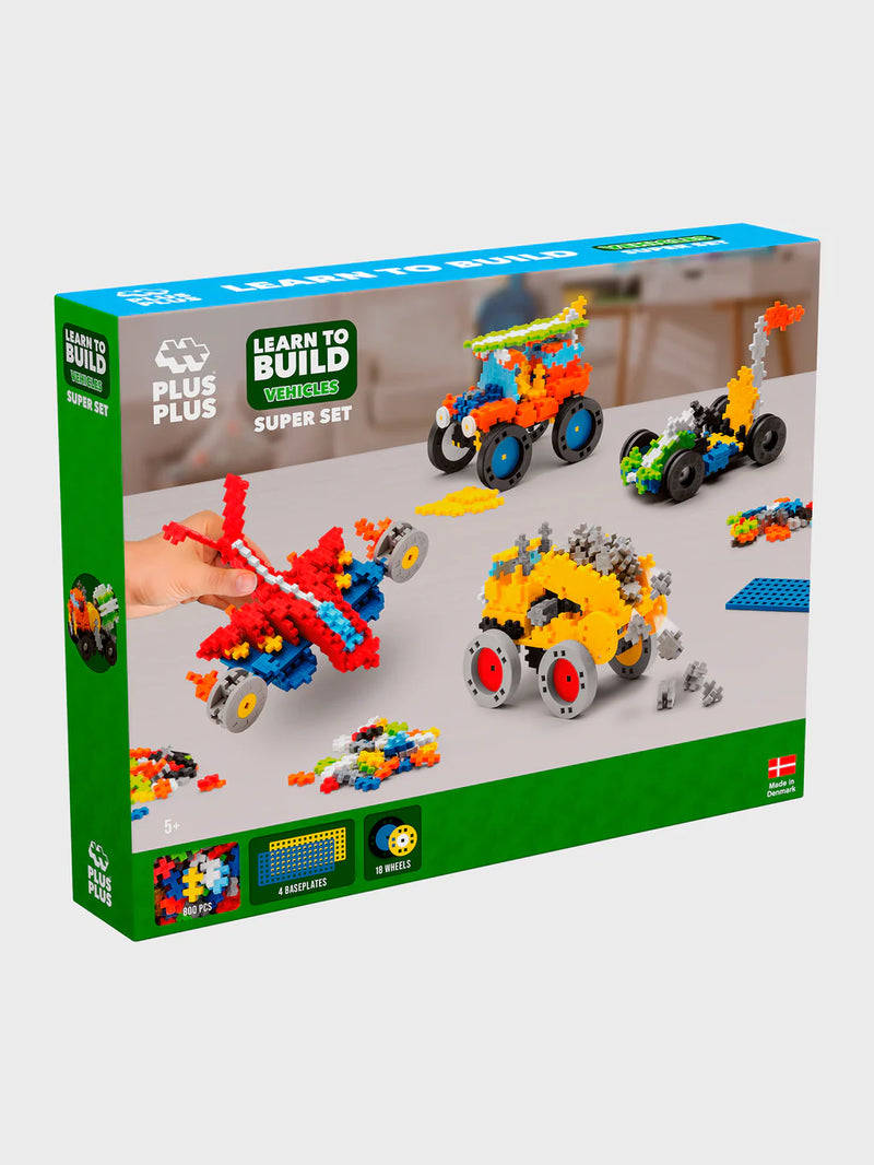 Plus Plus Learn to Build - Vehicles Super Set