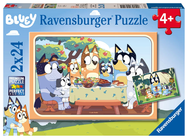 Ravensburger- Bluey 2x24pc Puzzle