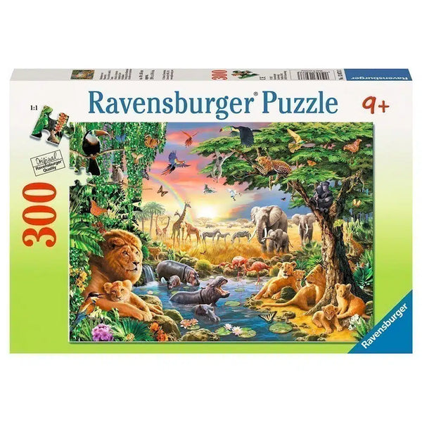 Ravensburger - 300 piece puzzle Evening at the waterhole