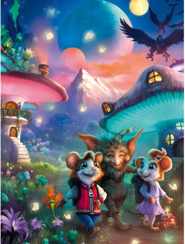 Ravensburger Puzzles, 100 Pieces, The Enchanting Mushroom Town