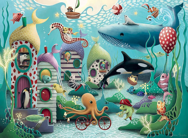 Ravensburger - Jigsaw Puzzle, 100 Pieces, Underwater Wonders