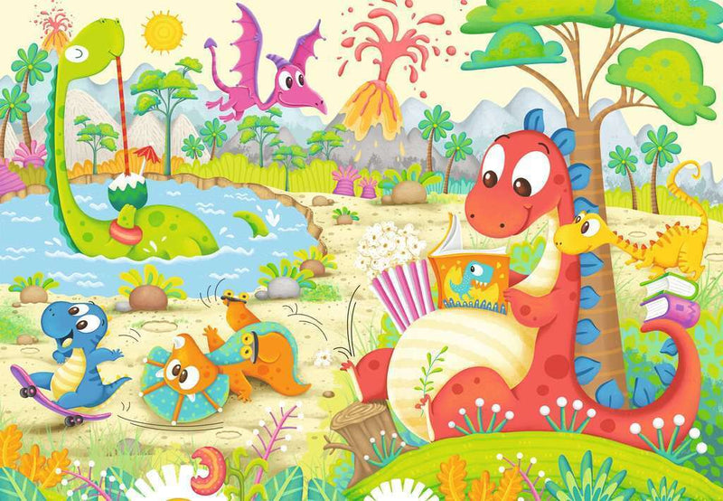 Ravensburger - Jigsaw Puzzle, 2x12 Pieces, My Dino Friends
