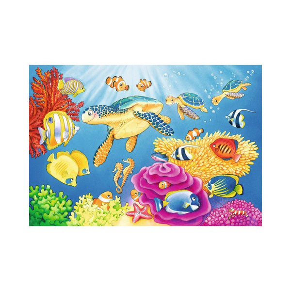 Ravensburger- Jigsaw Puzzle, 2x24 Pieces, Vibrance Under the Sea