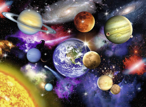Ravensburger- Jigsaw Puzzle, 300 Pieces, Solar System