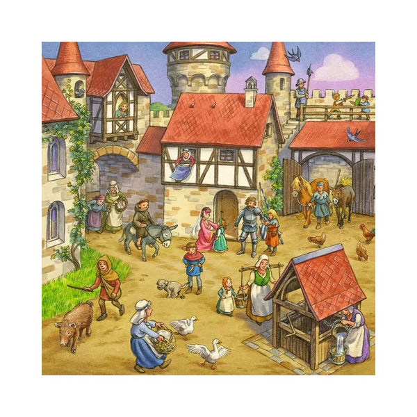 Ravensburger - Jigsaw Puzzle, 3 x 49 Pieces, Life of the Knight