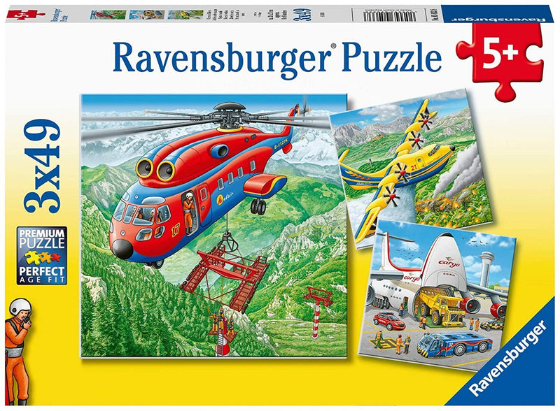 Ravensburger - Jigsaw Puzzle, 3 x 49 Piece, Above the Clouds