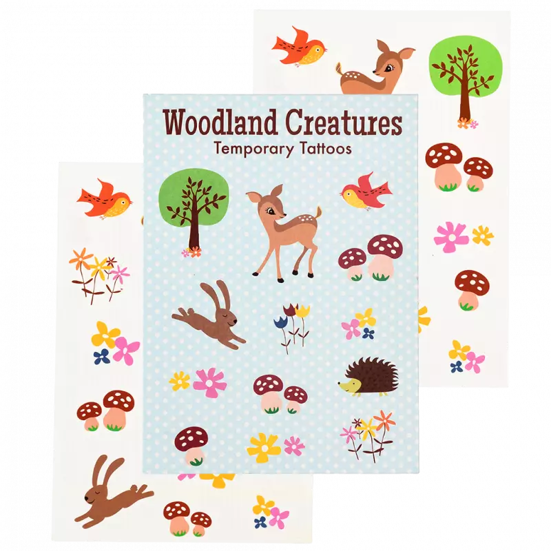 Rex London - Woodland Creatures Temporary Tattoos