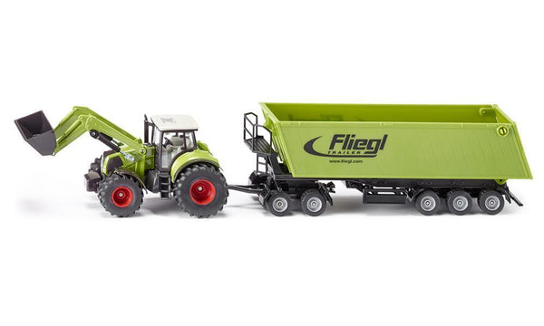 Siku - Tractor with Front Loader and Trailer