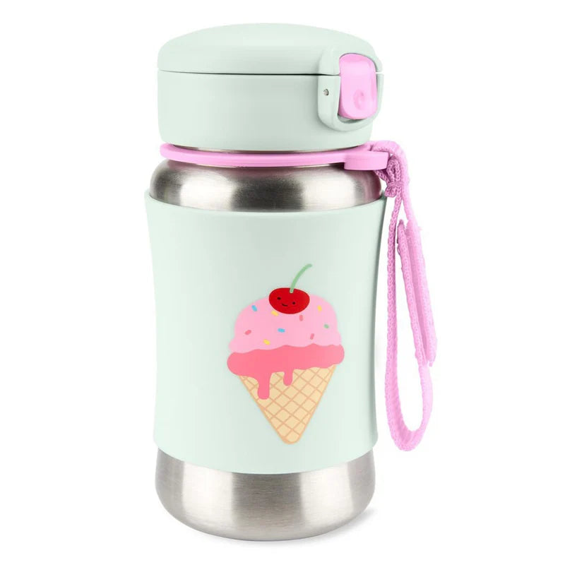Skip Hop- Stainless Steel Straw Bottle Ice-Cream