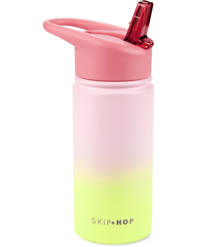 Skip Hop- Wander Stainless Steel Watebottle, Ombré Pink
