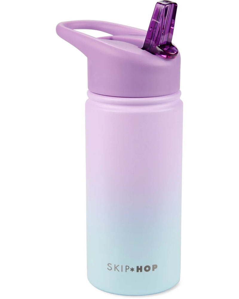 Skip Hop- Wander Stainless Steel Water Bottle Ombré Purple