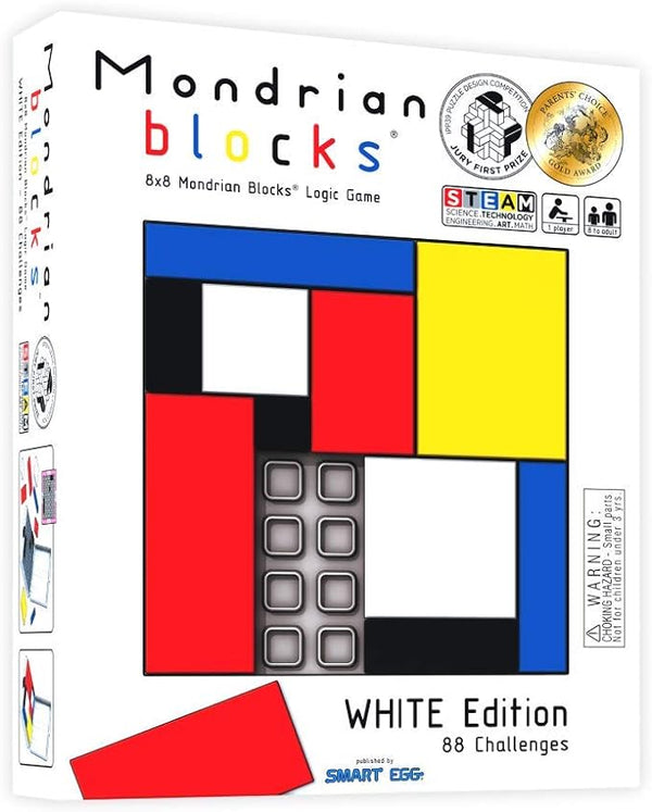 Smart Egg - Mondrian Blocks, White Edition