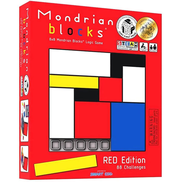 Smart Egg - Mondrian Blocks, Red Edition