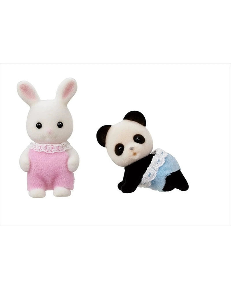 Sylvanian Families - Baby's Toy box (Snow Rabbit and Panda Babies)