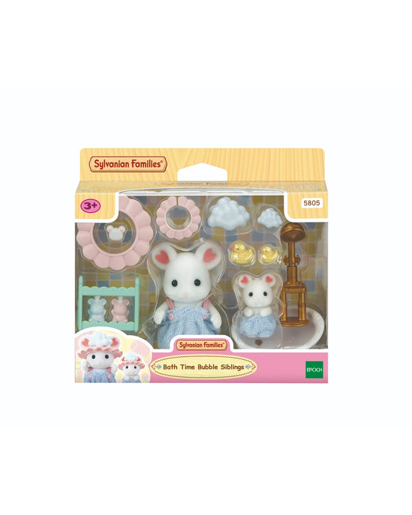 Sylvanian Families- Bath Time Bubble Siblings