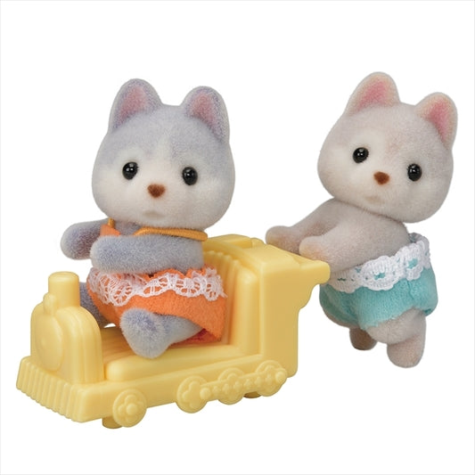 Sylvanian Families-Husky Twins