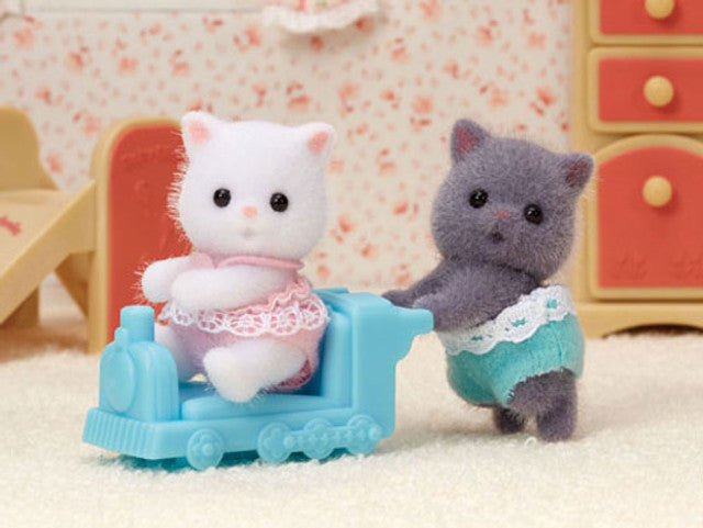 Sylvanian Families-Persian Cat Twins