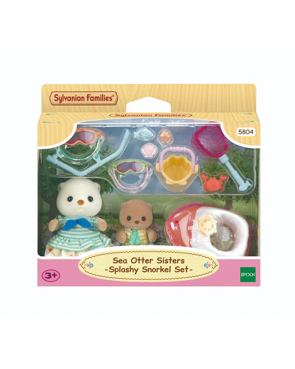 Sylvanian Families- Sea Otter Sisters, Splashy Snorkel Set