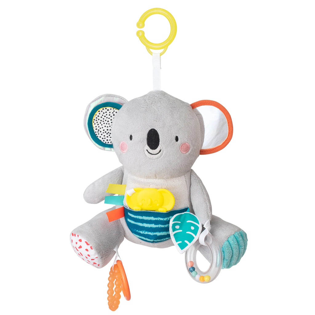 Taf Toys Spielspirale Koala – Aktivitätscenter Für Autositz & Kinderwagen – Mit Beißring & Schnullerbox