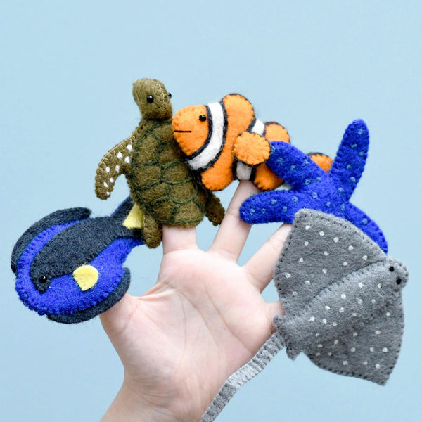 Tara Treasures - Coral Reef Finger Puppets
