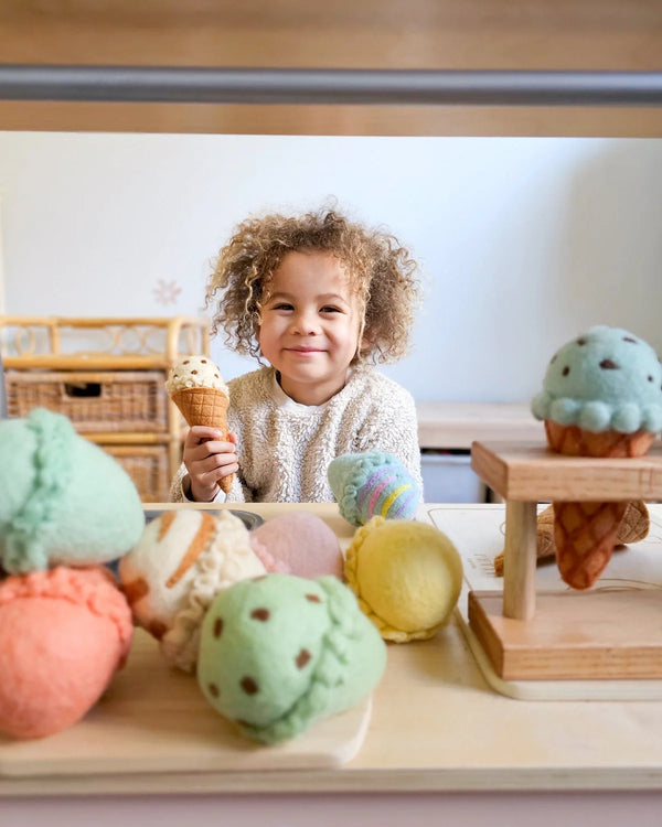 Tara Treasures - Felt Ice-Cream Set