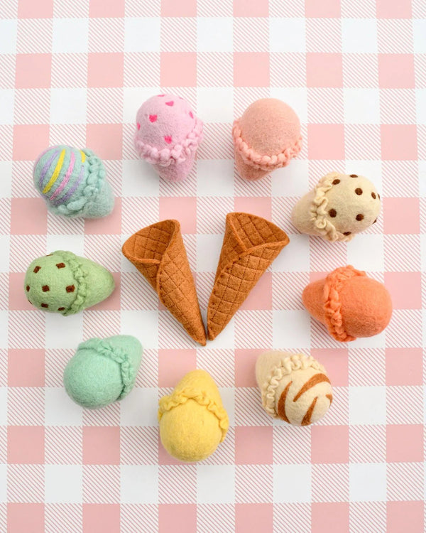 Tara Treasures - Felt Ice-Cream Set