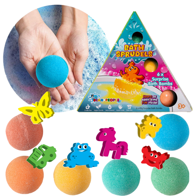 The Bean People - Bath Sprudels Surprise Bath Bombs