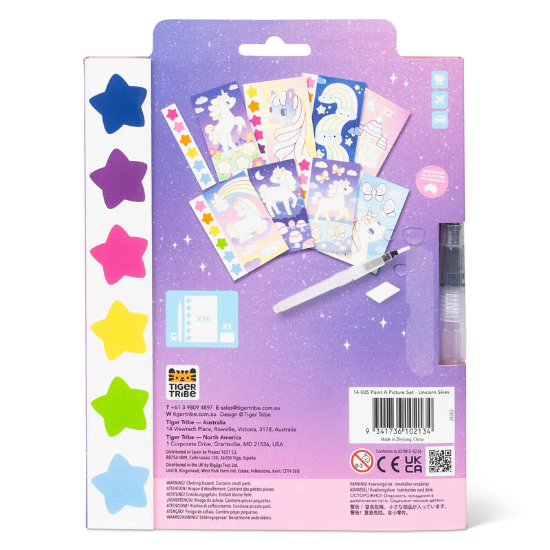 Tiger Tribe - Paint a Picture Set, Unicorn Skies