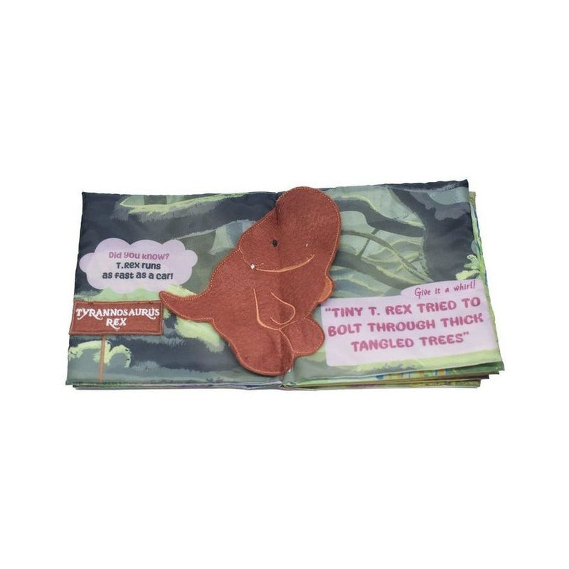 Tikiri - Dino Tongue Twisters Fabric Bathtime Book