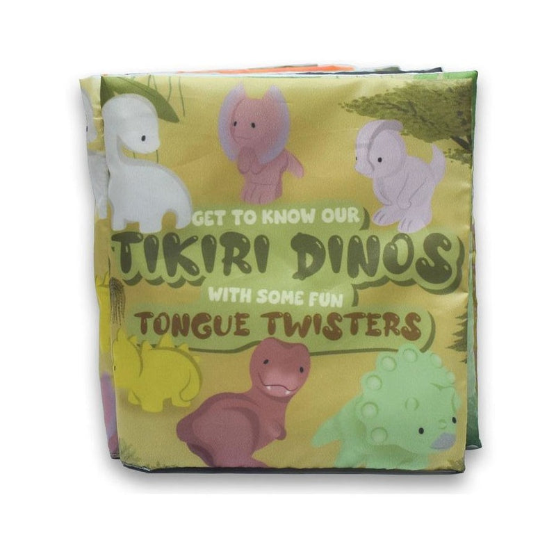 Tikiri - Dino Tongue Twisters Fabric Bathtime Book