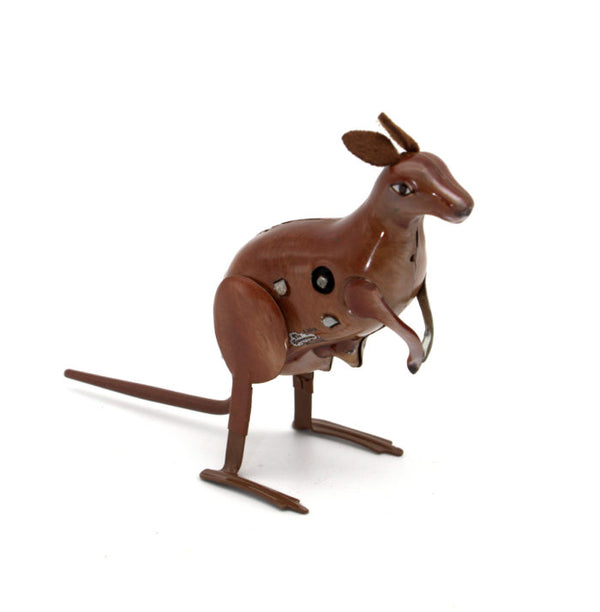 Tin Toys Wind Up Jumping Clockwork Kangaroo