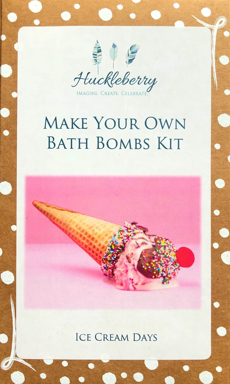 Huckleberry - Make your own Bath Bombs Kit - Ice Cream Days