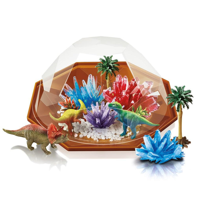 4M - Crystal Growing Dinosaur Crystal Terrarium