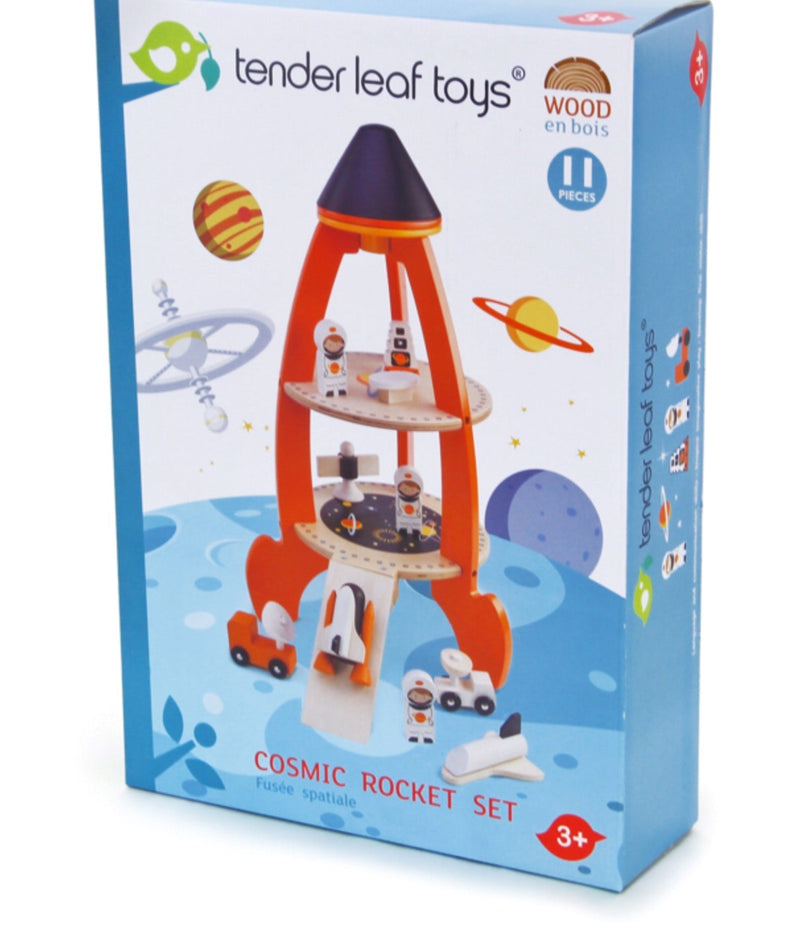A wonderful 11 piece set for imaginative space travels. Recommended age 3+