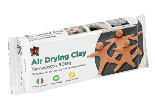 Air drying Clay 500g in Terracottais great for craft design. recommended age 3+