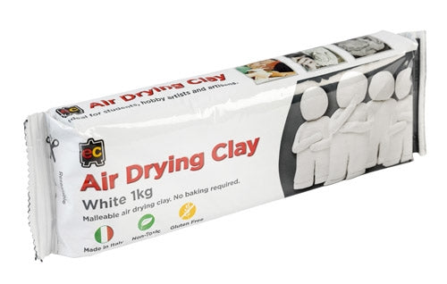 Air drying Clay 1kg iwhite for creative crafts Recommended age 3=