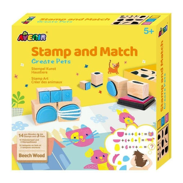 Avenir - Stamp and Match, Pets