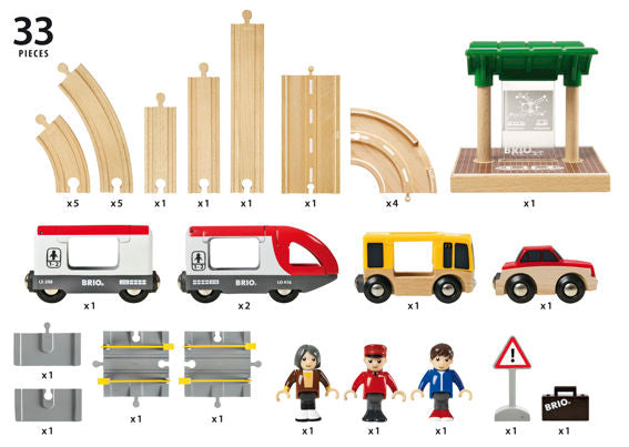 Brio Rail. & Road Travel Set