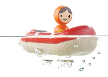 Plan toys wooden coast guard boat is a great interactive and imaginative toy for children age 1+