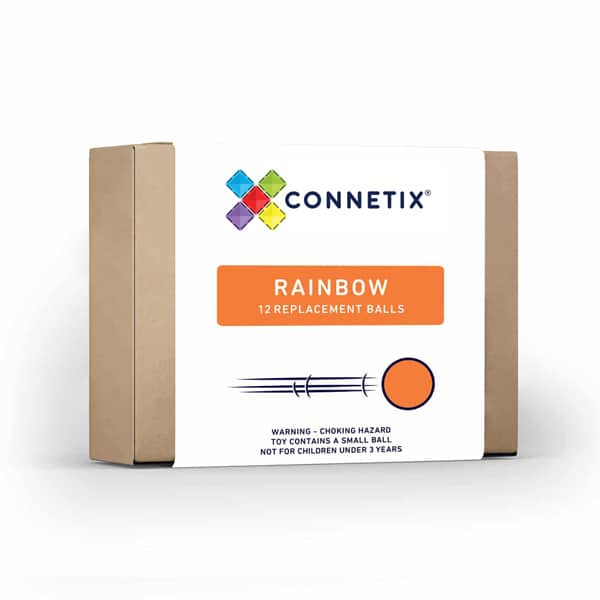 Connetix - 12 Replacement Balls, Rainbow