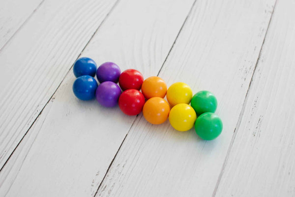 Connetix - 12 Replacement Balls, Rainbow