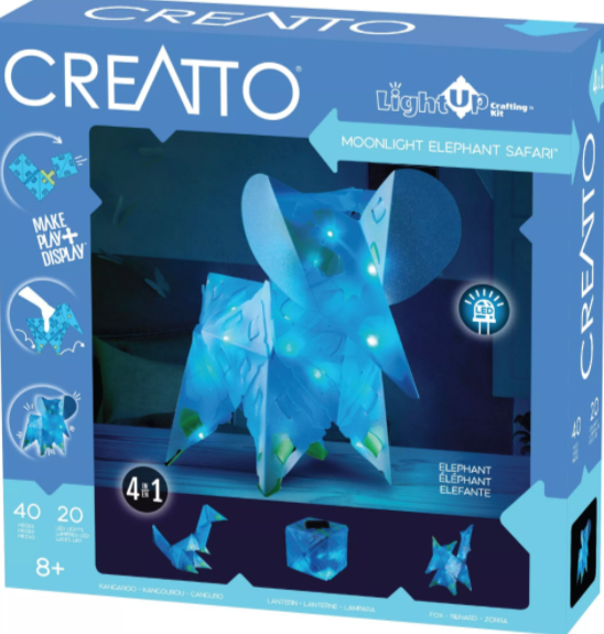 Creatto - Moonlight Light-Up Crafting Kit Elephant