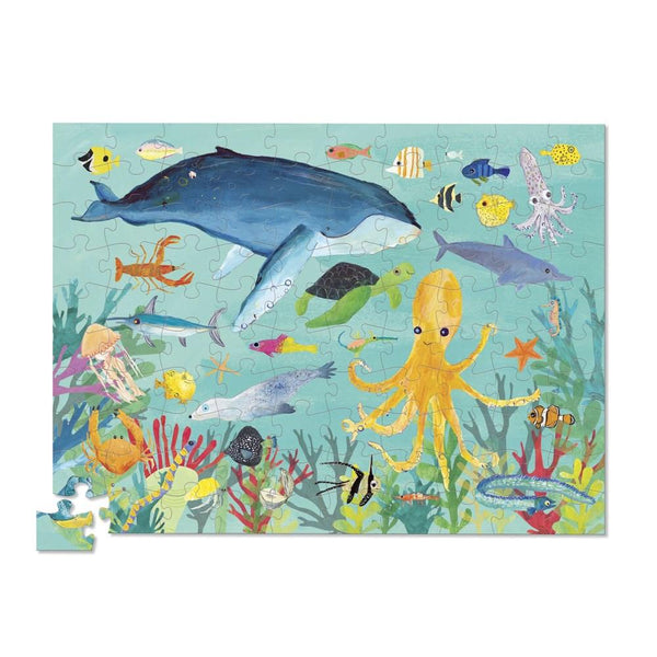 Crocodile Creek - 36 Ocean Animals Puzzle, 100 Pieces