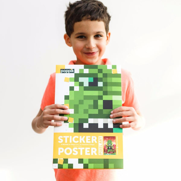 poppik-sticker-poster-monster-in-tokyo-in-multi-colour-print