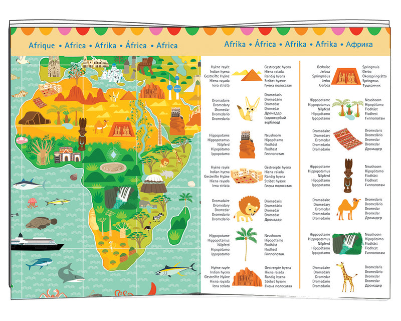 Djeco -  Around The World 200 Piece Puzzle Observation