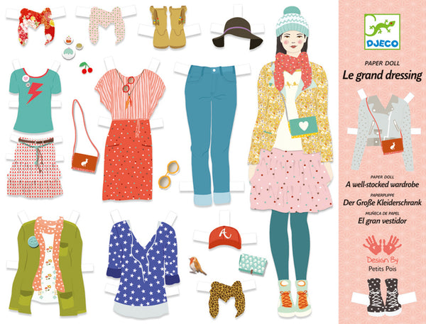 Djeco - Dressing Room Paper Dolls