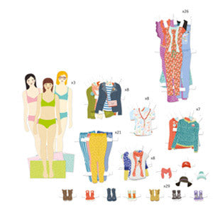 Djeco - Dressing Room Paper Dolls