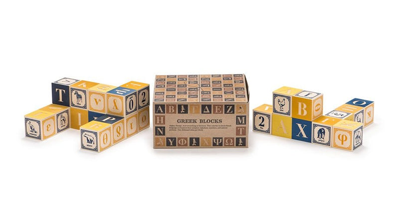 Uncle Goose - Greek Blocks Box 24 in wood